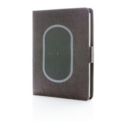Notizbuchcover mit kabelloser Aufladefunktion und mit abnehmbaren Notizbuch, wireless
