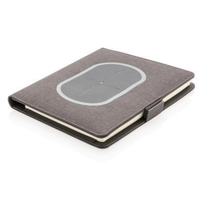 Notizbuchcover mit kabelloser Aufladefunktion und mit abnehmbaren Notizbuch, wireless